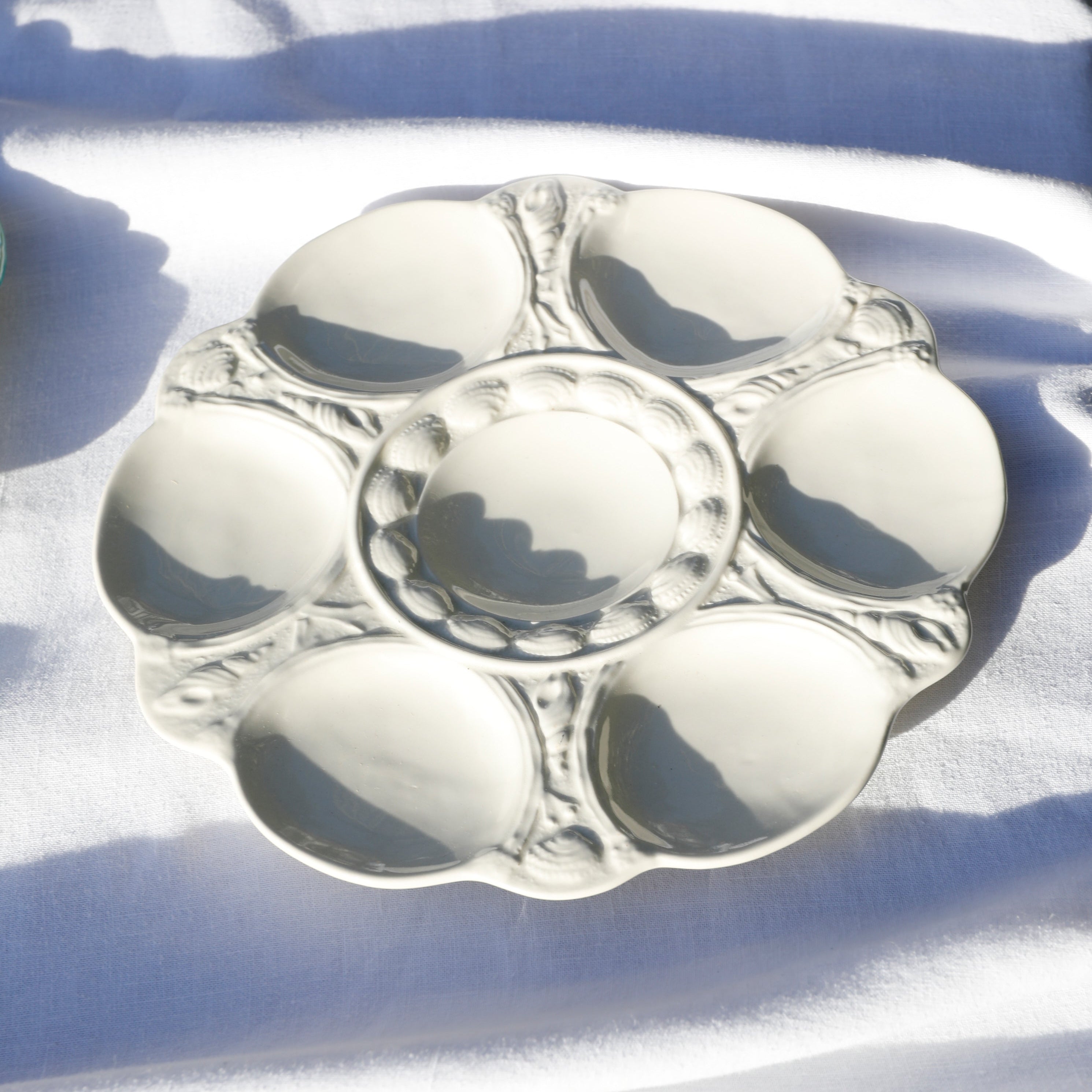 Antique seder plate XLVIII