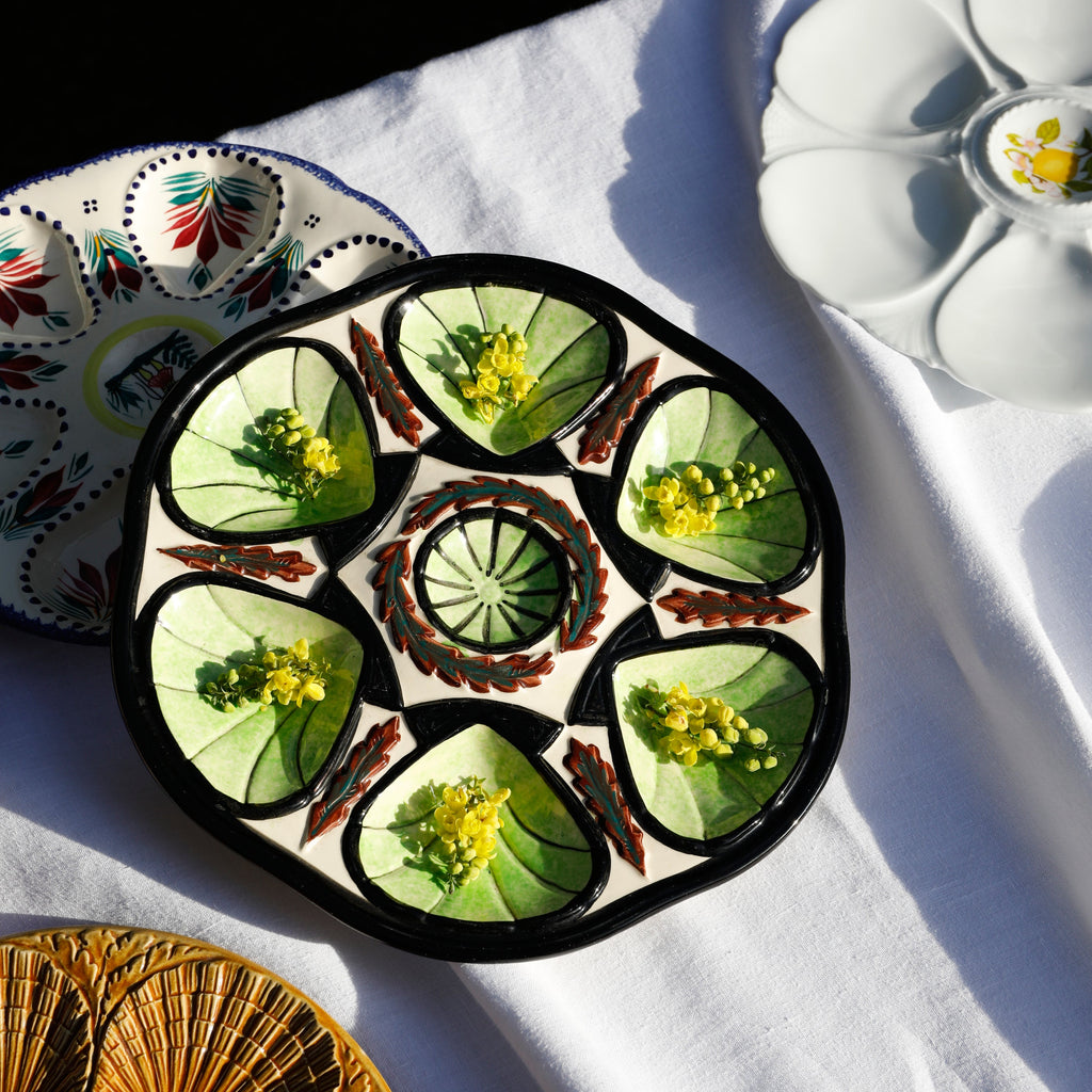 Antique seder plate XVI
