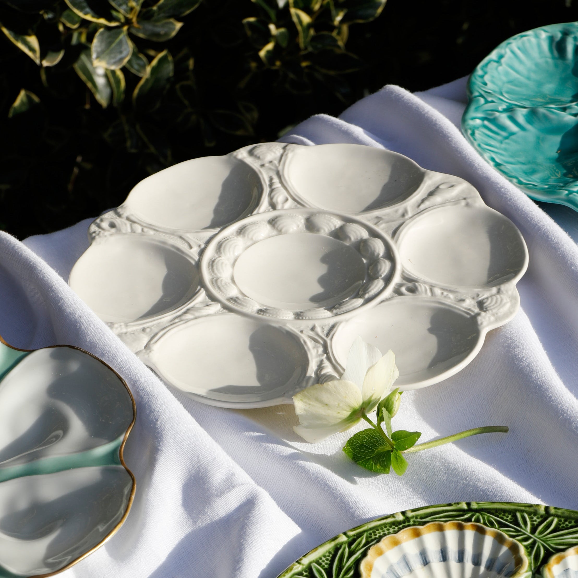 Antique seder plate XLVIII