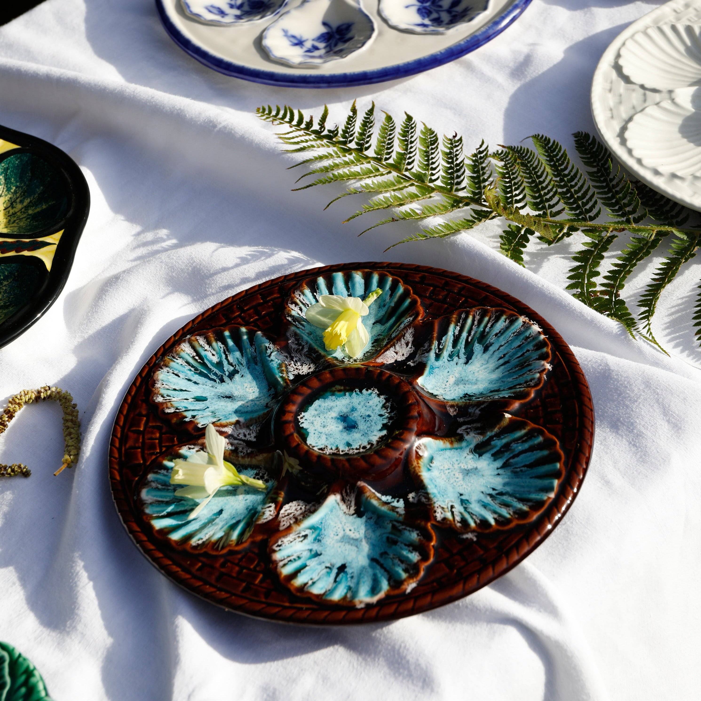 Antique Passover Seder Plate, Set of Two