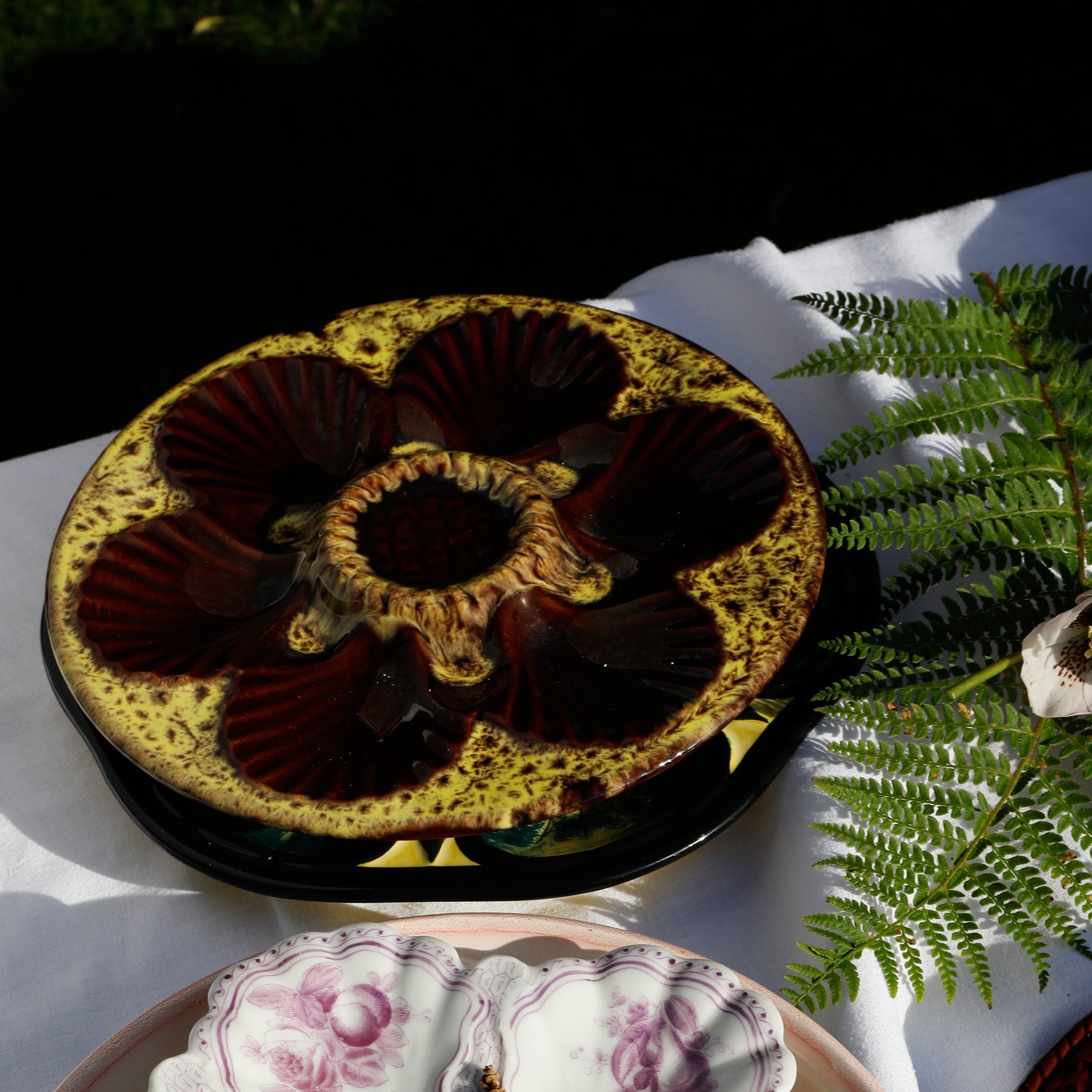 Antique seder plate XXXIV