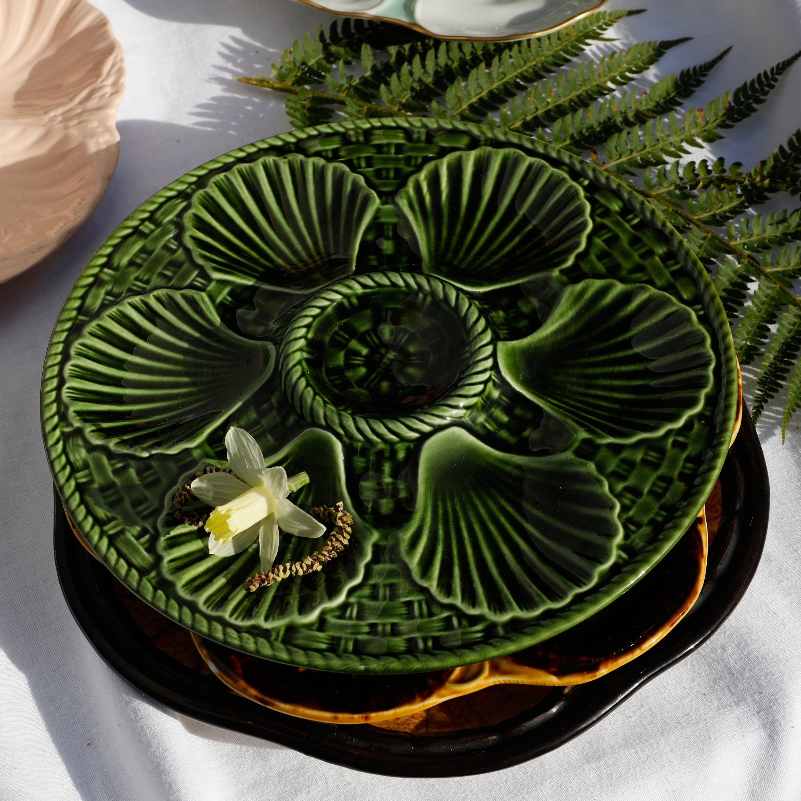 Antique Passover Seder Plates, Set of Two I