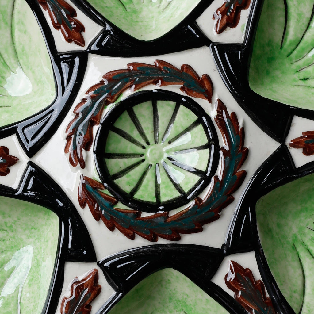 Antique seder plate XVI
