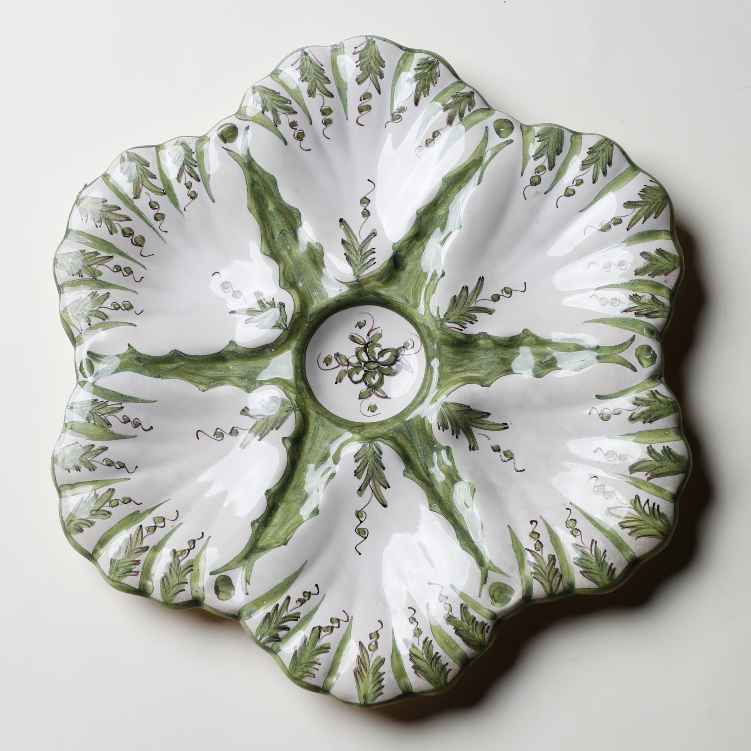 Antique seder plate XIII