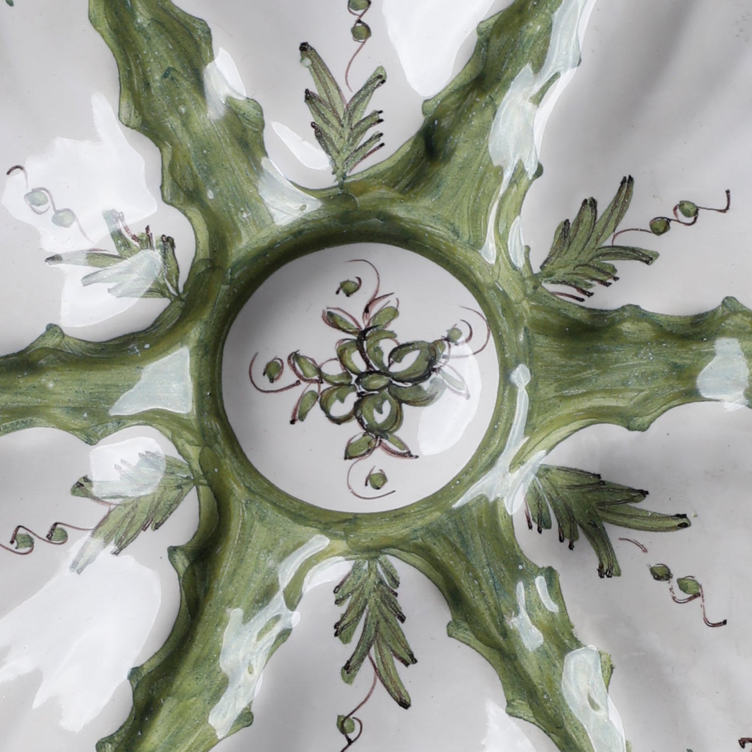 Antique seder plate XIII