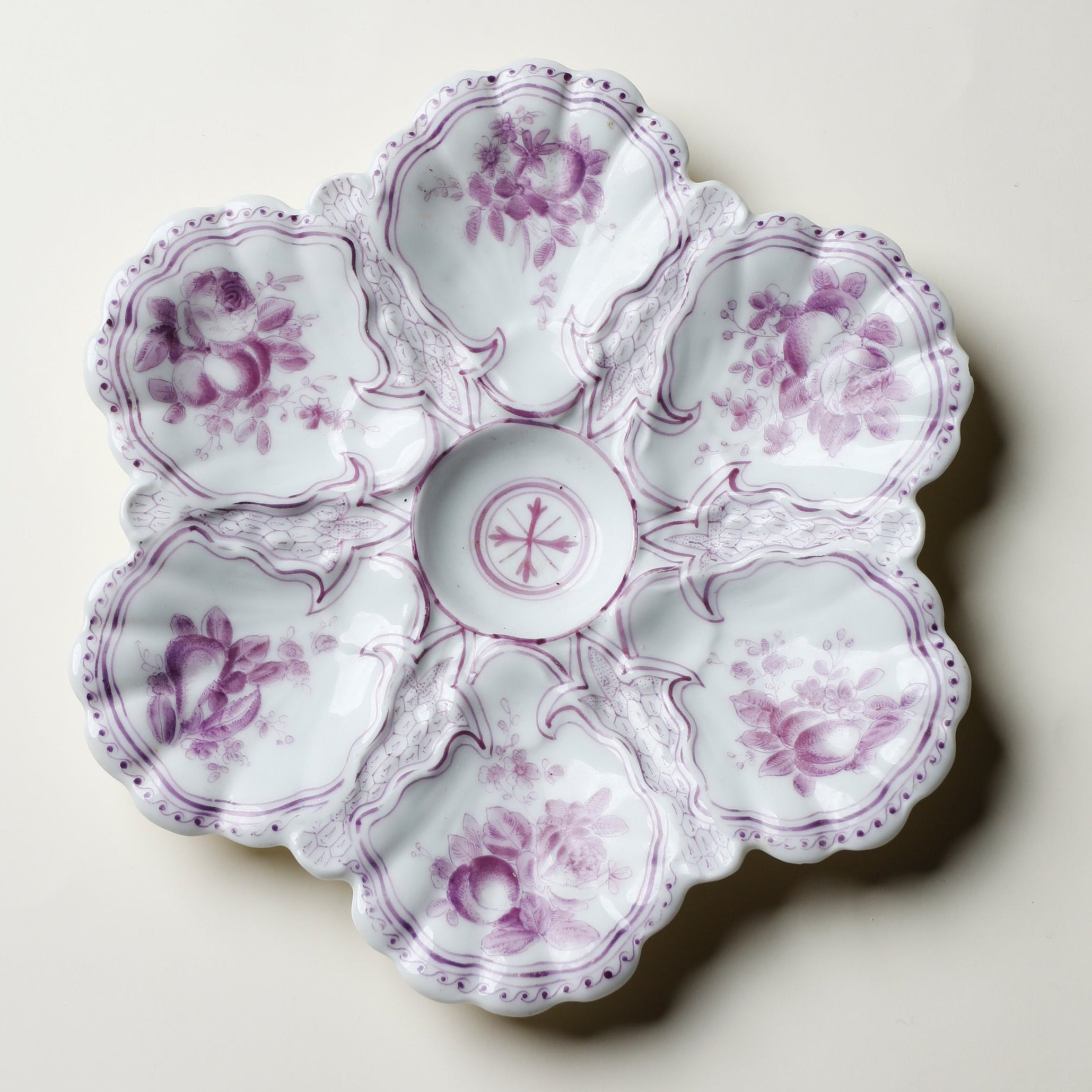Antique seder plate XLIV